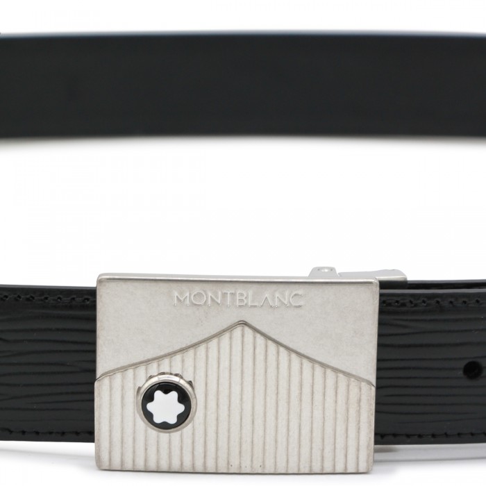 BLACK LEATHER BELT 2
