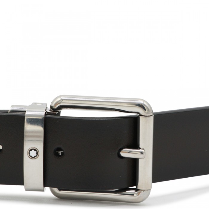 BLACK LEATHER BELT 2