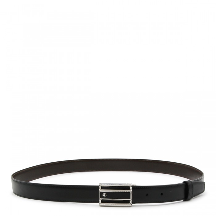 BLACK LEATHER BELT