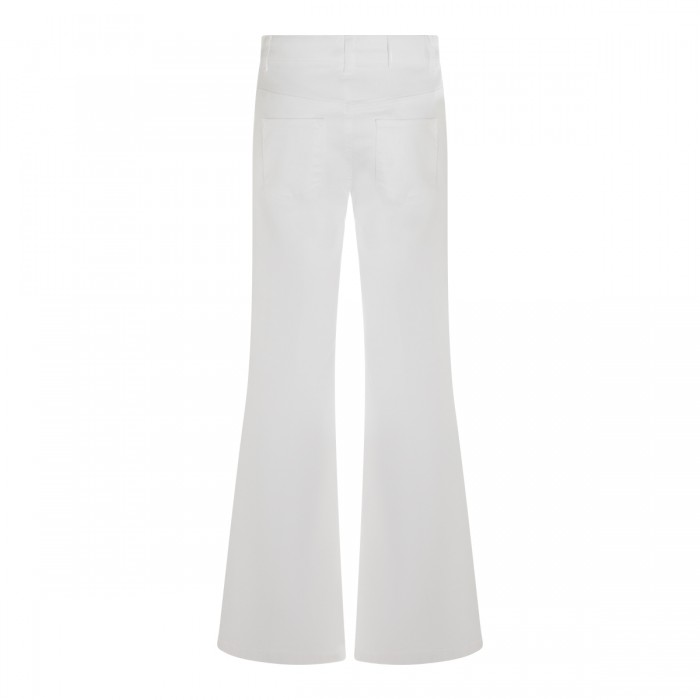 WHITE COTTON JEANS 2