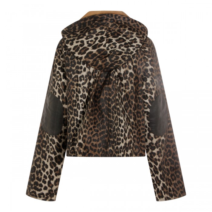 LEOPARD COTTON CASUAL JACKET 2
