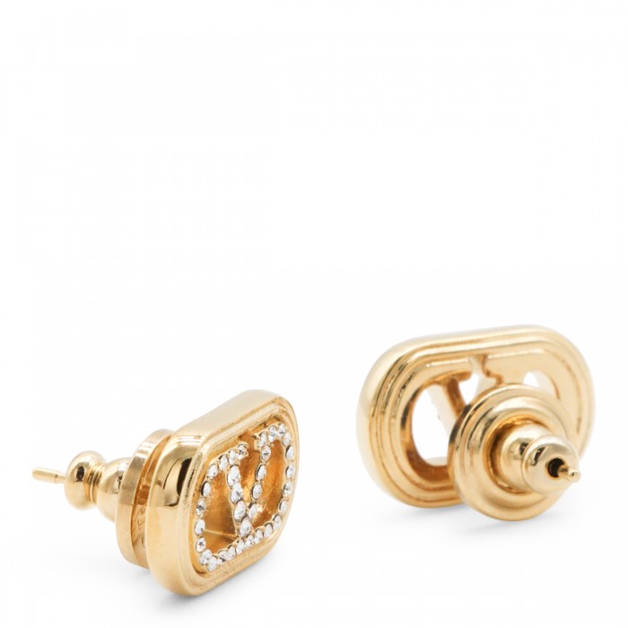 GOLD AND CRYSTAL EARRINGS 2