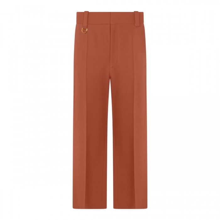 ORANGE COTTON PANTS