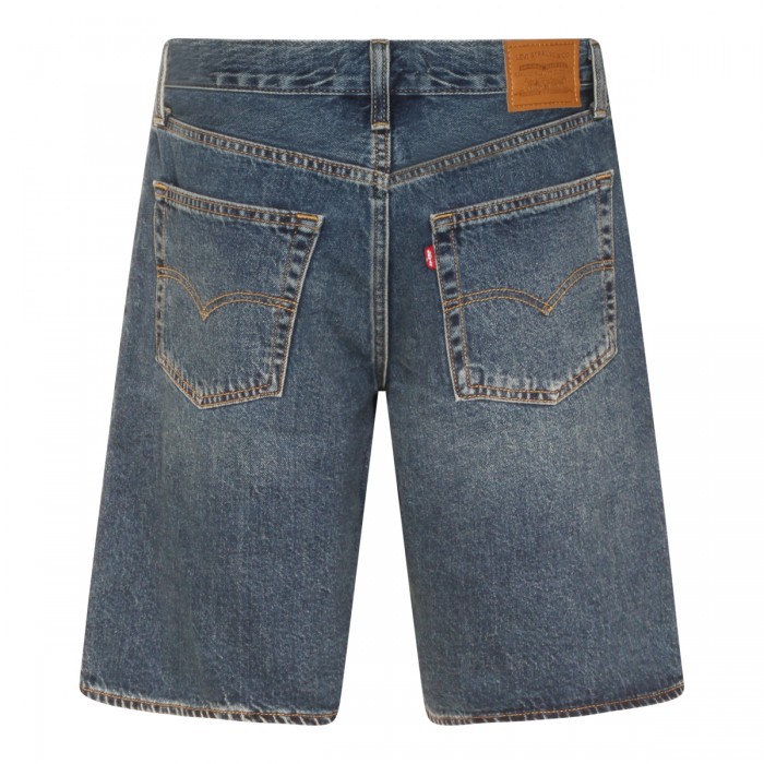 BLUE COTTON BAGGY DAD JORT 2