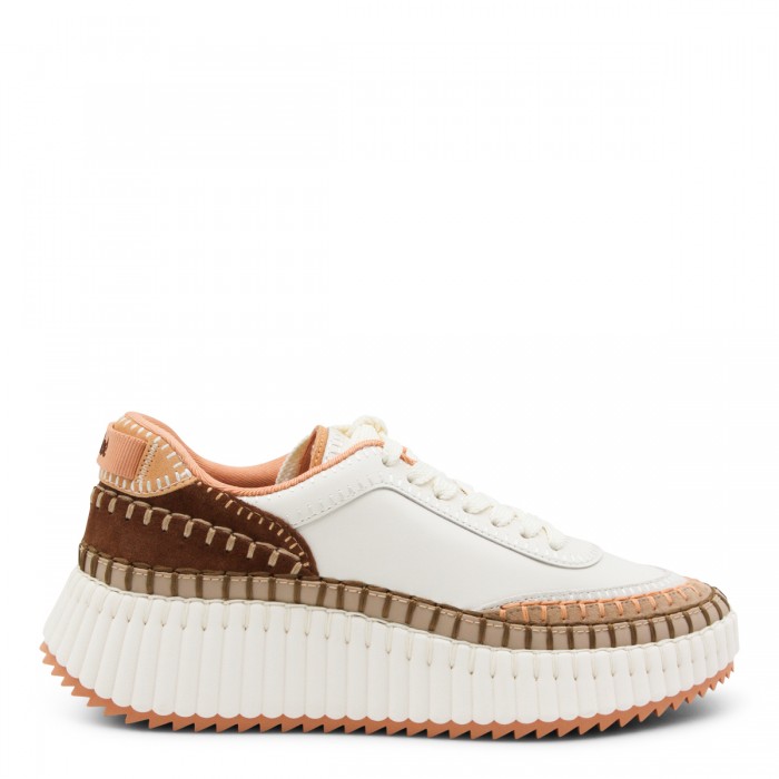 WHITE LEATHER SNEAKERS