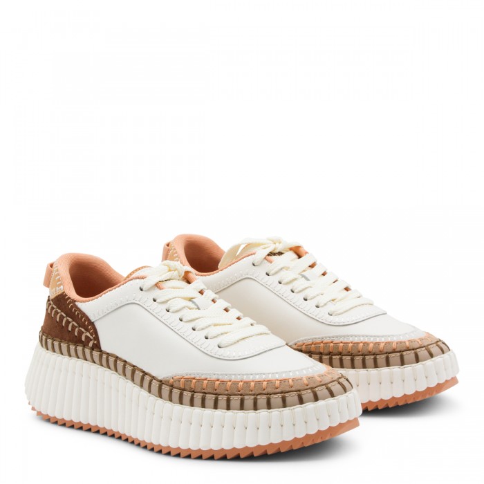 WHITE LEATHER SNEAKERS 2