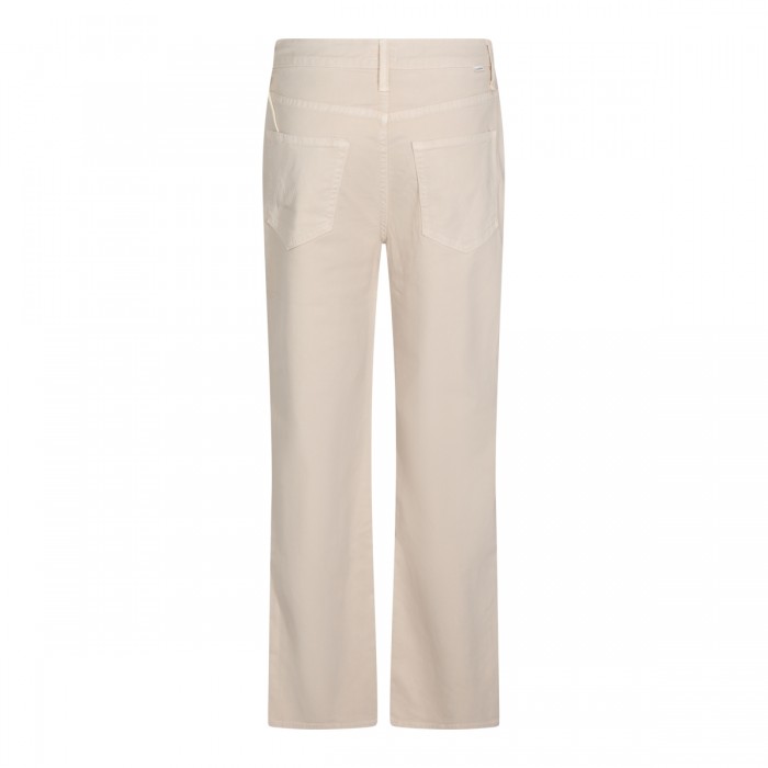 BEIGE COTTON JEANS 2
