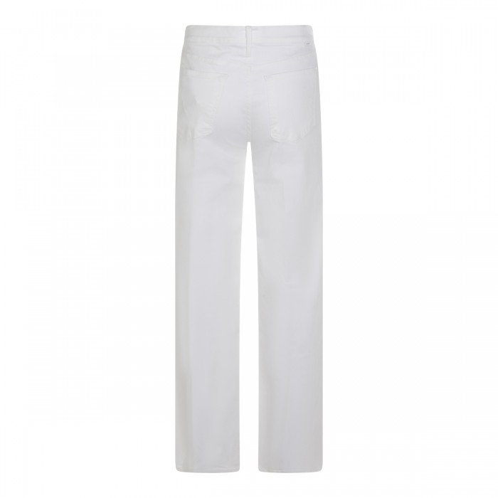 WHITE COTTON JEANS 2
