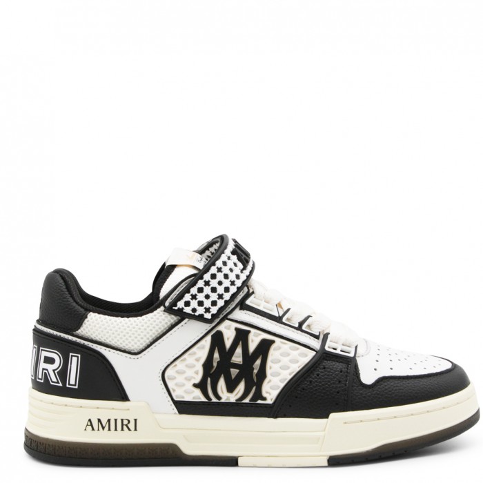 BLACK LEATHER SNEAKERS