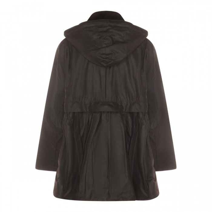 BROWN COTTON CASUAL JACKET 2