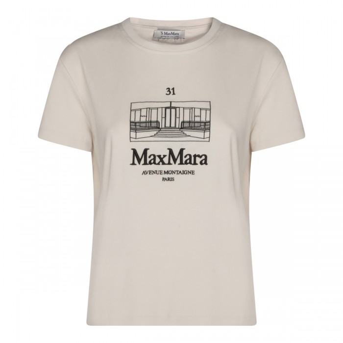 WHITE COTTON T-SHIRT