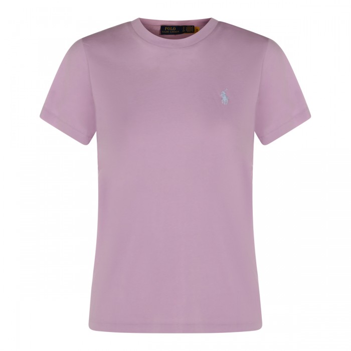 LIGHT MAUVE COTTON T-SHIRT