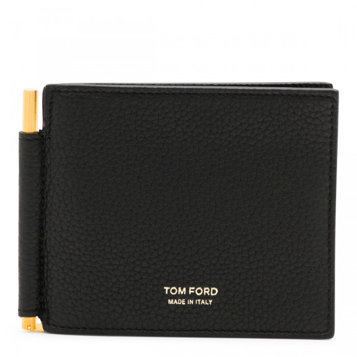 BLACK LEATHER WALLET