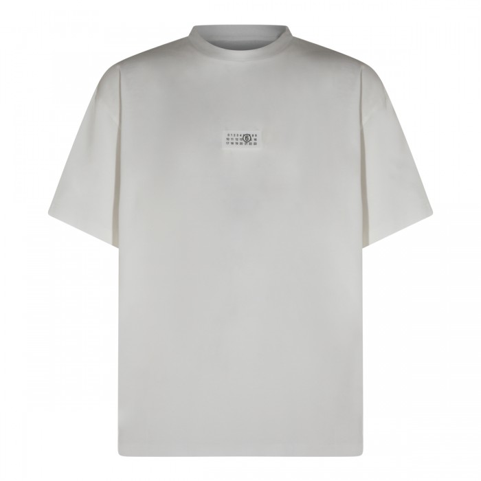 WHITE COTTON T-SHIRT