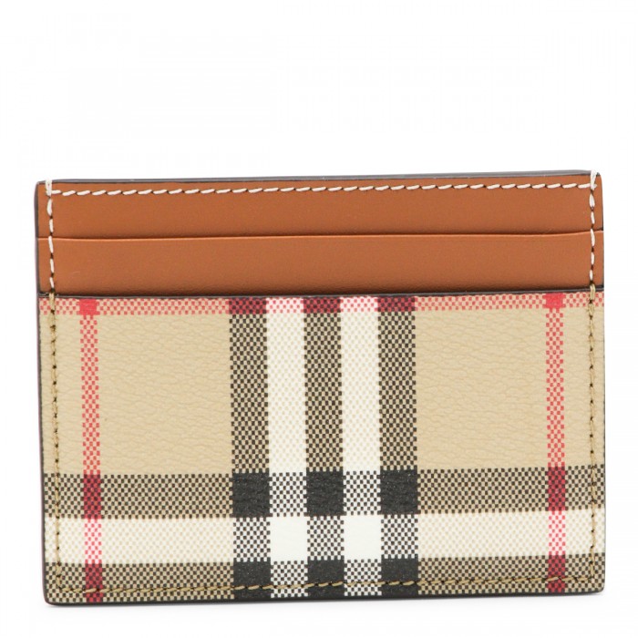 BEIGE CARD HOLDER