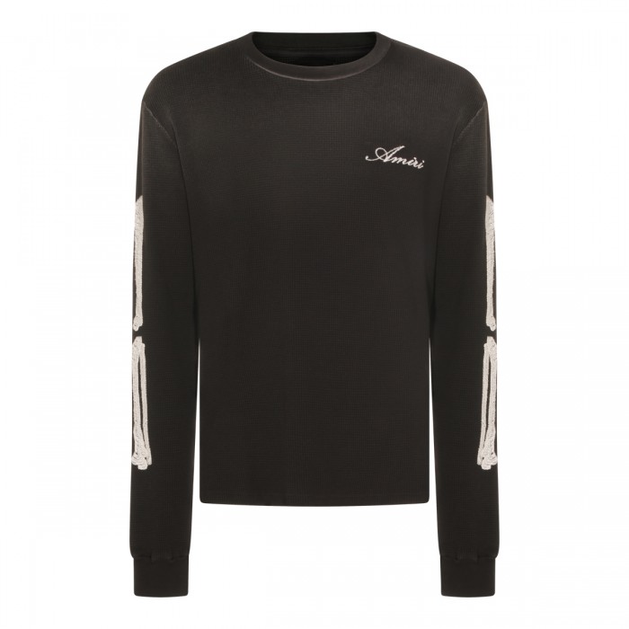 BLACK COTTON T-SHIRT