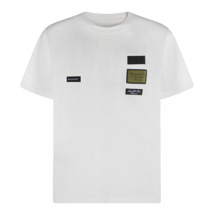 WHITE COTTON T-SHIRT