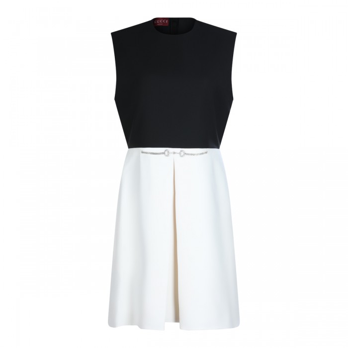 BLACK AND WHITE DRESS