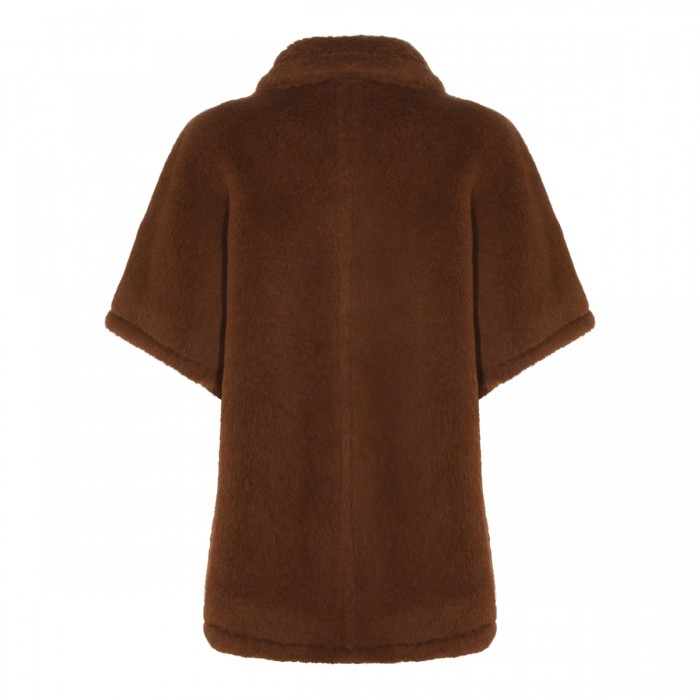 BROWN WOOL CAPE 2