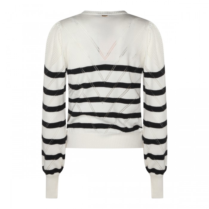 WHITE AND BLUE COTTON KNITWEAR 2