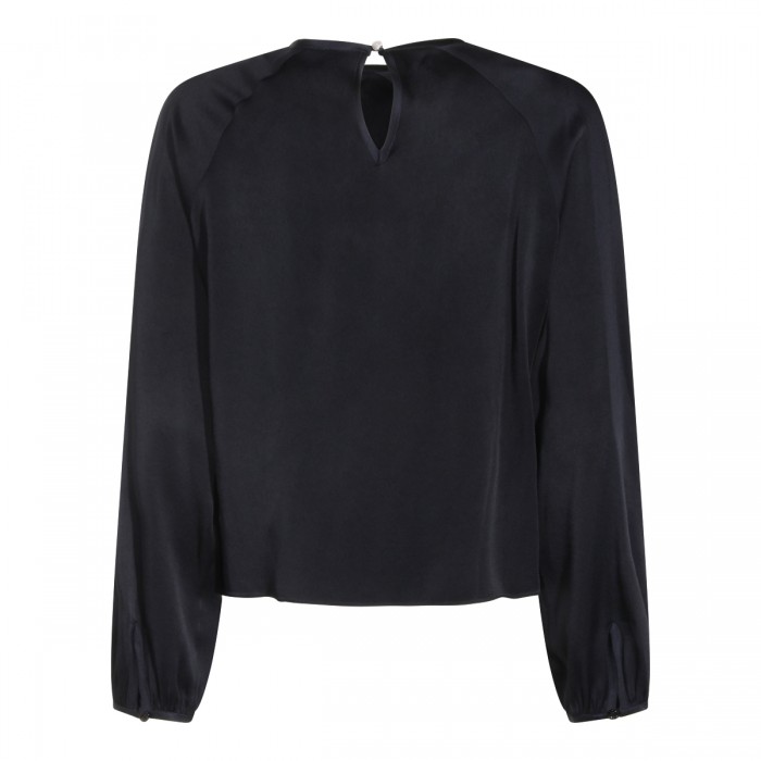 NAVY VISCOSE TOP