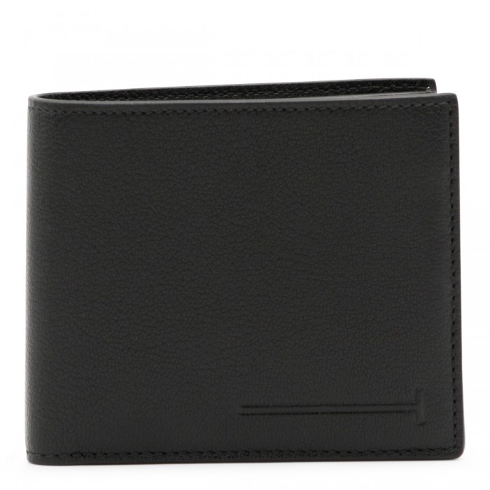 BLACK LEATHER WALLET
