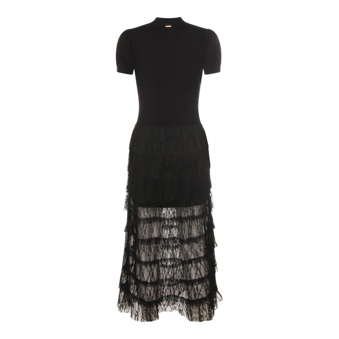 BLACK VISCOSE DRESS 2