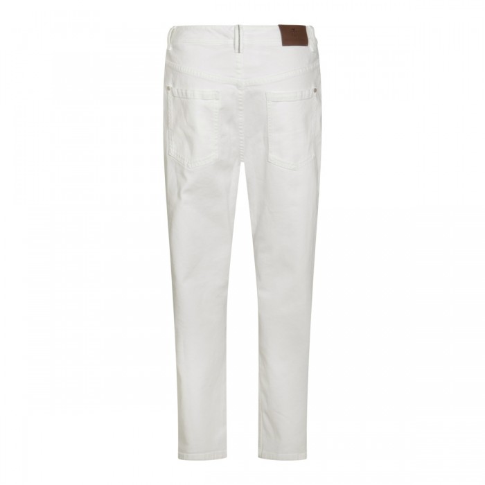 WHITE COTTON JEANS 2