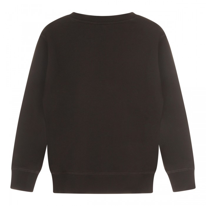BLACK COTTON SWEATSHIRT 2