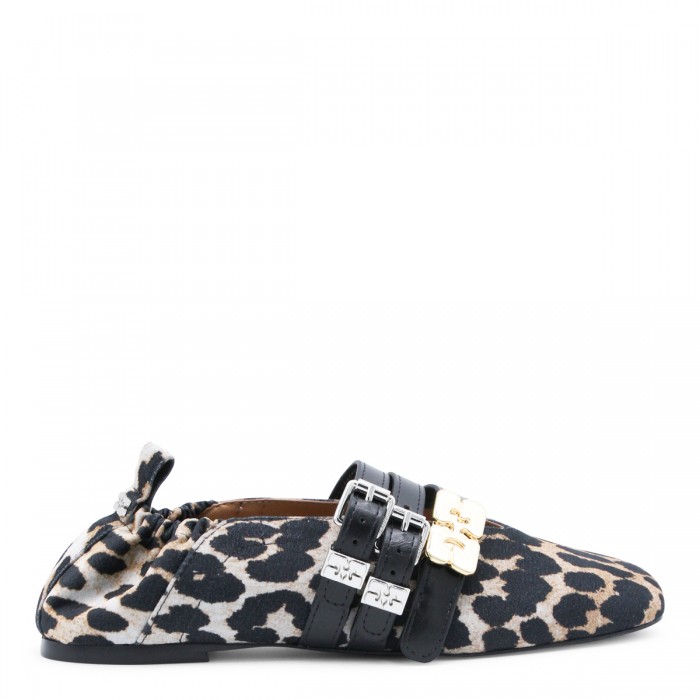 LEOPARD COTTON FLATS