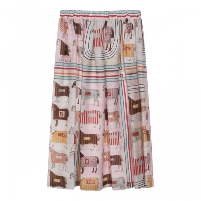 MULTICOLOR COTTON SKIRT 2