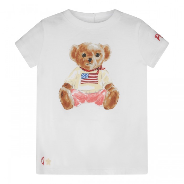 WHITE COTTON T-SHIRT