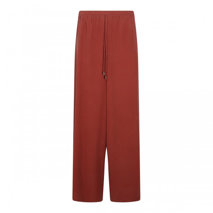 RED COTTON PANTS