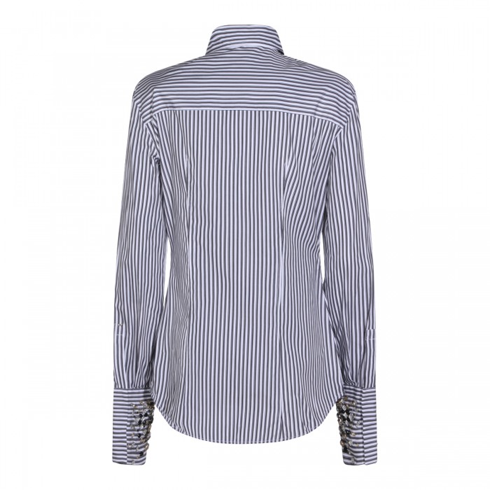 BLACK AND WHITE COTTON SHIRT 2