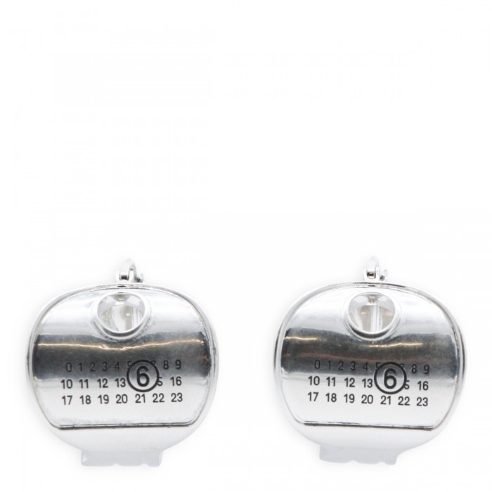 SILVER BRASS EARRINGS