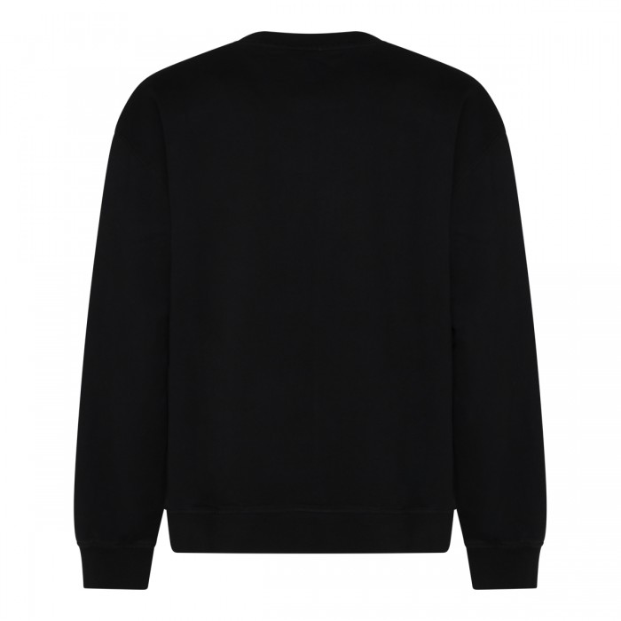 BLACK COTTON SWEATSHIRT 2