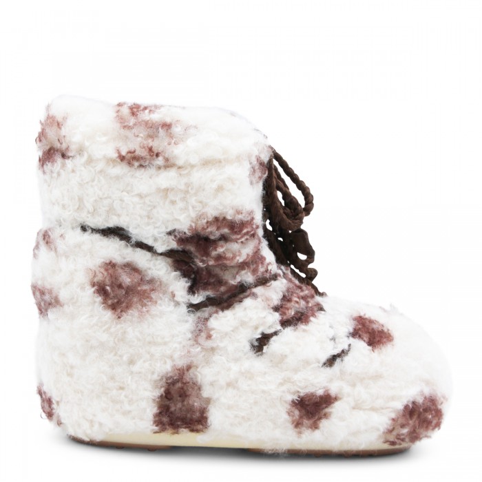 COW ICON LOW CURLY BOOTS