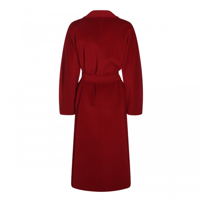 RED WOOL BLEND COAT 2