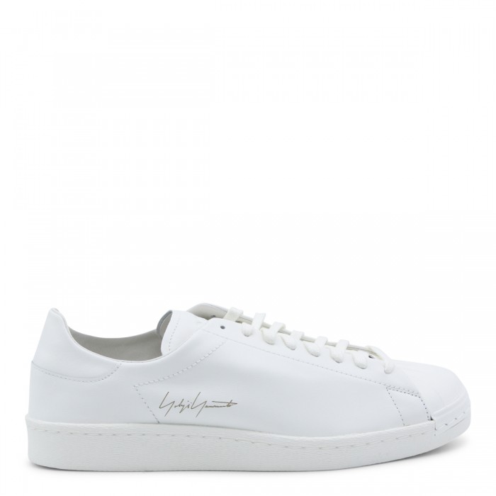 WHITE LEATHER SNEAKERS