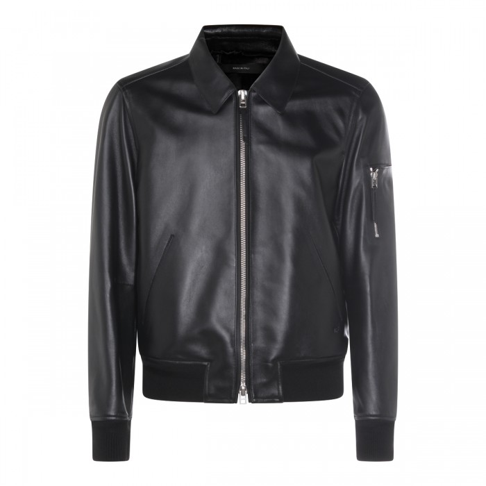 BLACK LEATHER JACKET