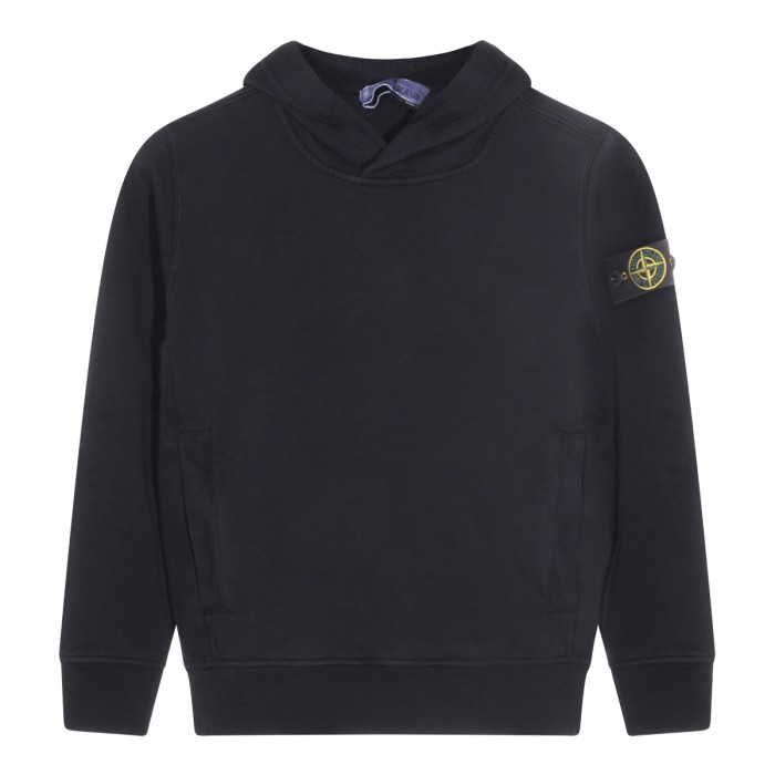 NAVY BLUE COTTON SWEATSHIRT