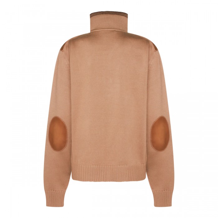 CAMEL CASHMERE CASUAL JACKET 2