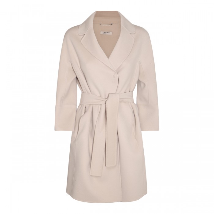 WHITE CASHMERE COAT