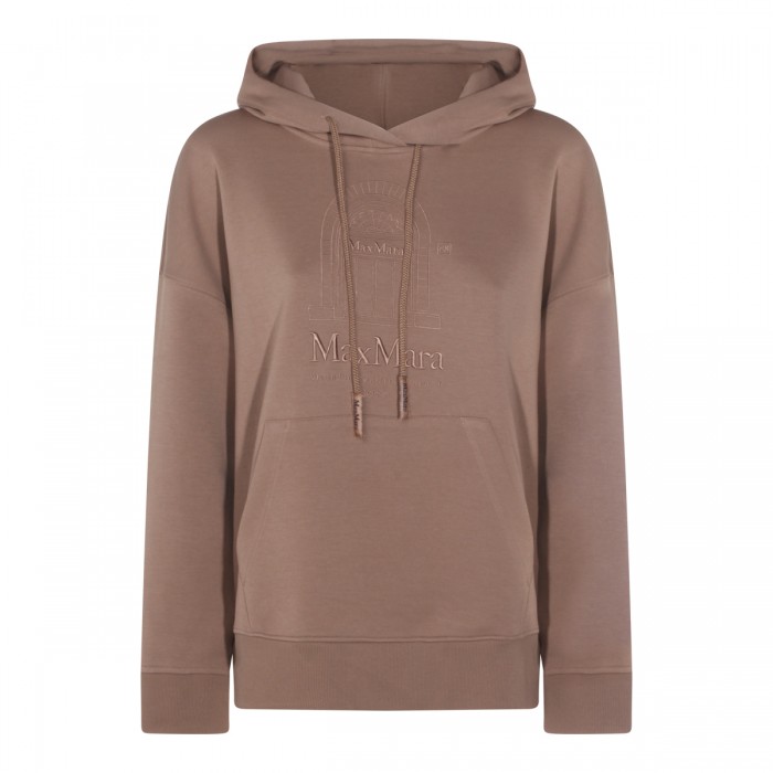 CAMEL COTTON SWEATSHIRT