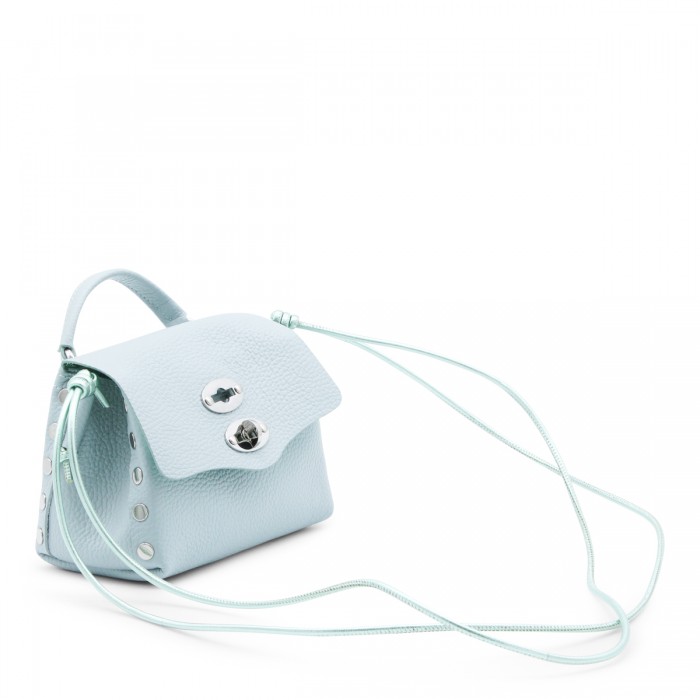 LIGHT BLUE LEATHER POSTINA... 2