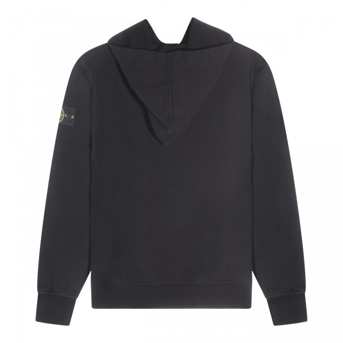 BLACK COTTON SWEATSHIRT 2