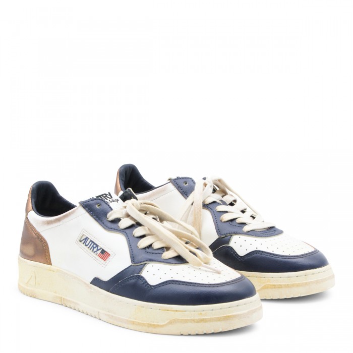 WHITE AND BLUE LEATHER... 2