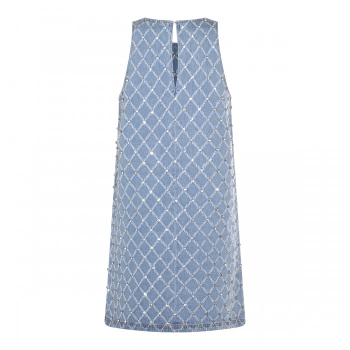 BLUE COTTON DENIM DRESS 2