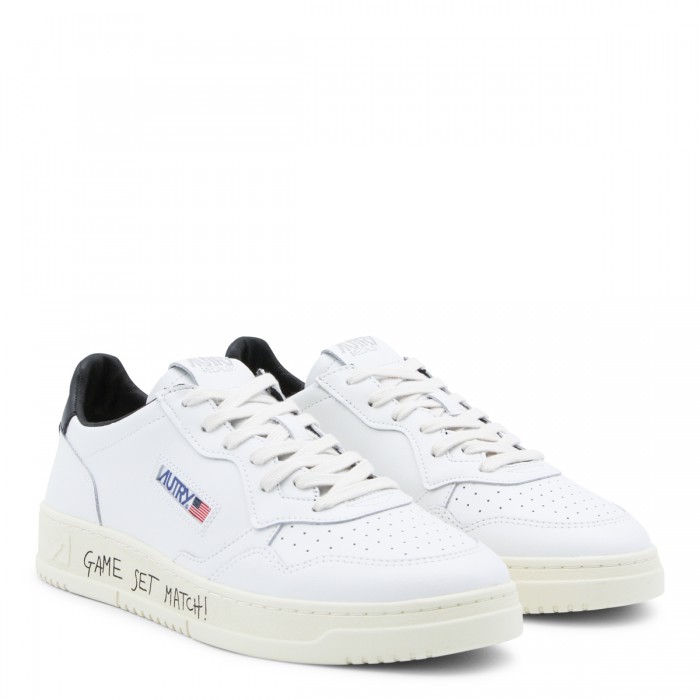 WHITE AND BLACK LEATHER... 2