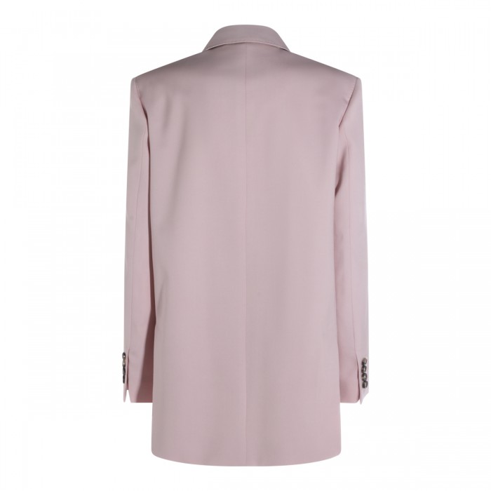 PINK WOOL BLEND BLAZER 2